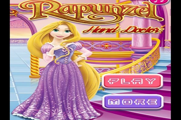Play Online Rapunzel Hand Doctor Game Play Online Rapunzel Hand Doctor Game