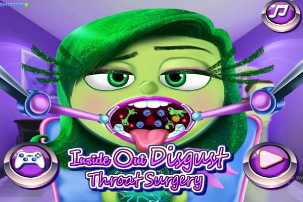 Play Online Inside Out Disgust Throat Surgery Game Play Online Inside Out Disgust Throat Surgery Game