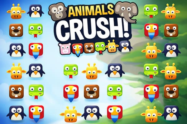 Play Online Animal Crush Match3 Game Play Online Animal Crush Match3 Game